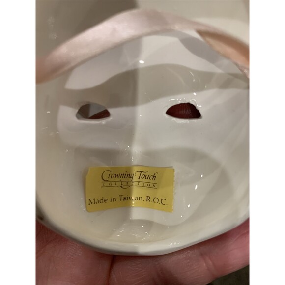 Vintage Crowning Touch Collection Ceramic Japanese Theatre Mask 3.5” - Picture 7 of 7